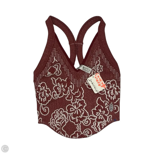 Tank Top By Free People In Red & White, Size: Xs