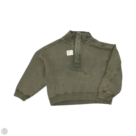 Sweatshirt Collar By We The Free In Green, Size: L