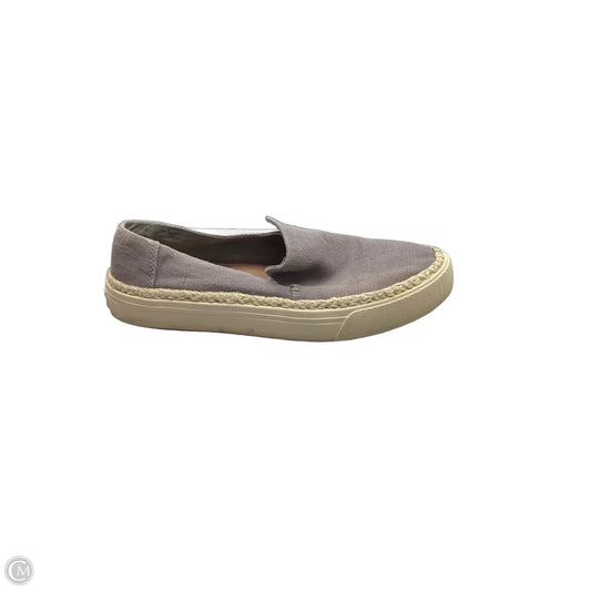 Shoes Flats By Toms In Grey, Size: 8.5