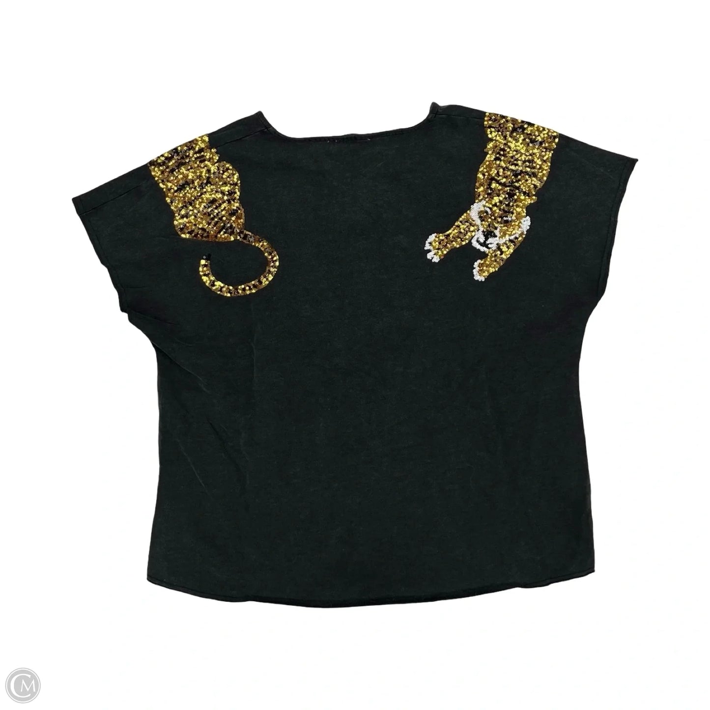 Top Short Sleeve By Blue B In Grey, Size: L