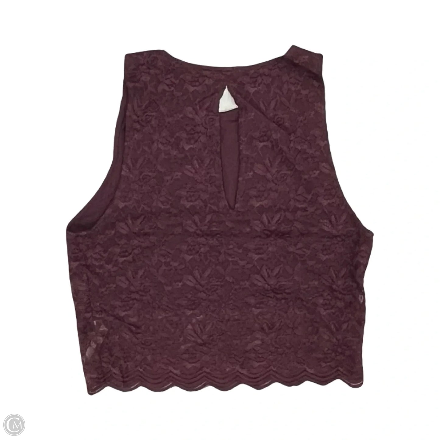 Top Sleeveless By Free People In Purple, Size: M