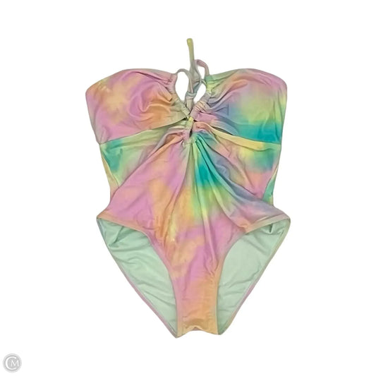 Swimsuit By Cupshe In Rainbow Print, Size: L