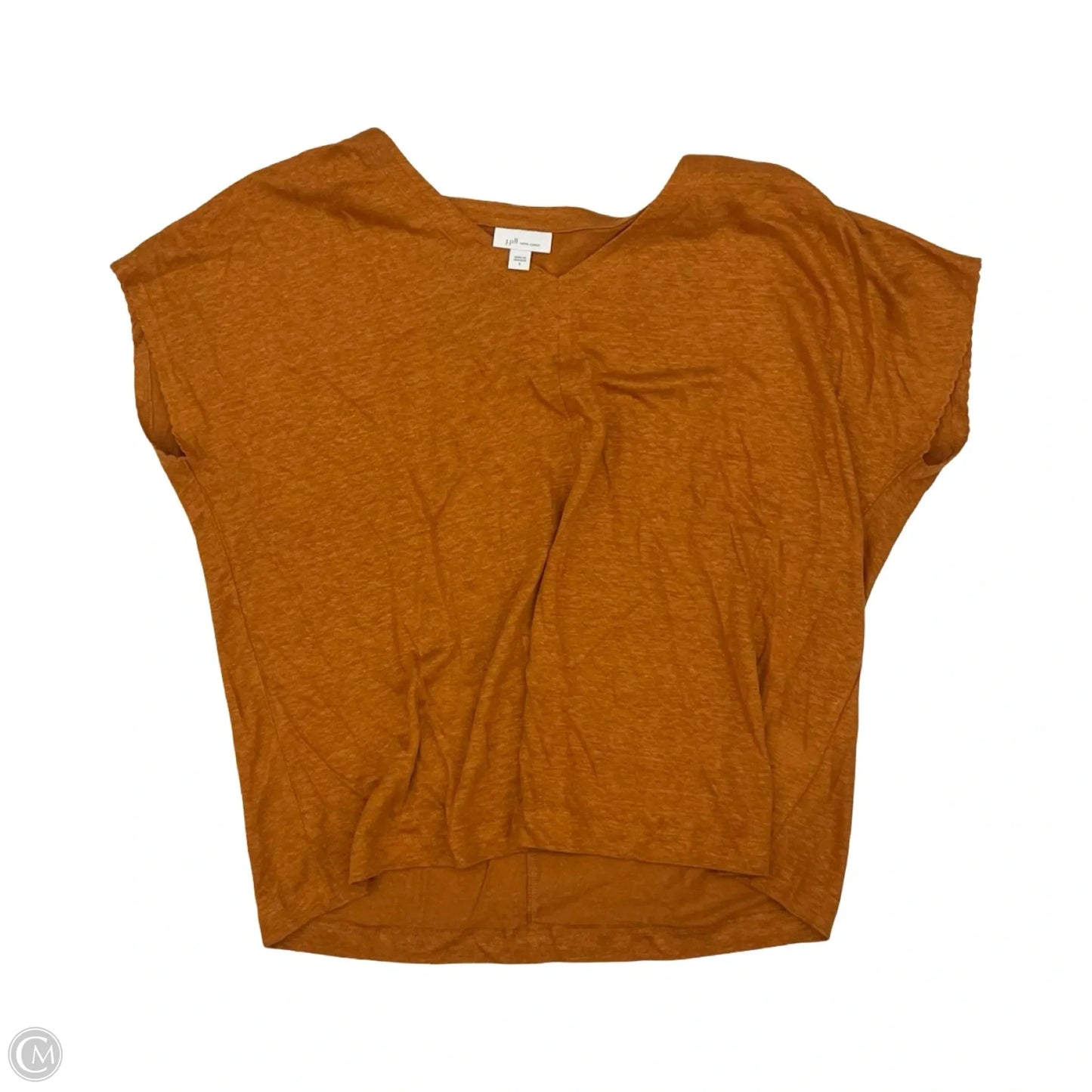 Top Short Sleeve By J. Jill In Orange, Size: S
