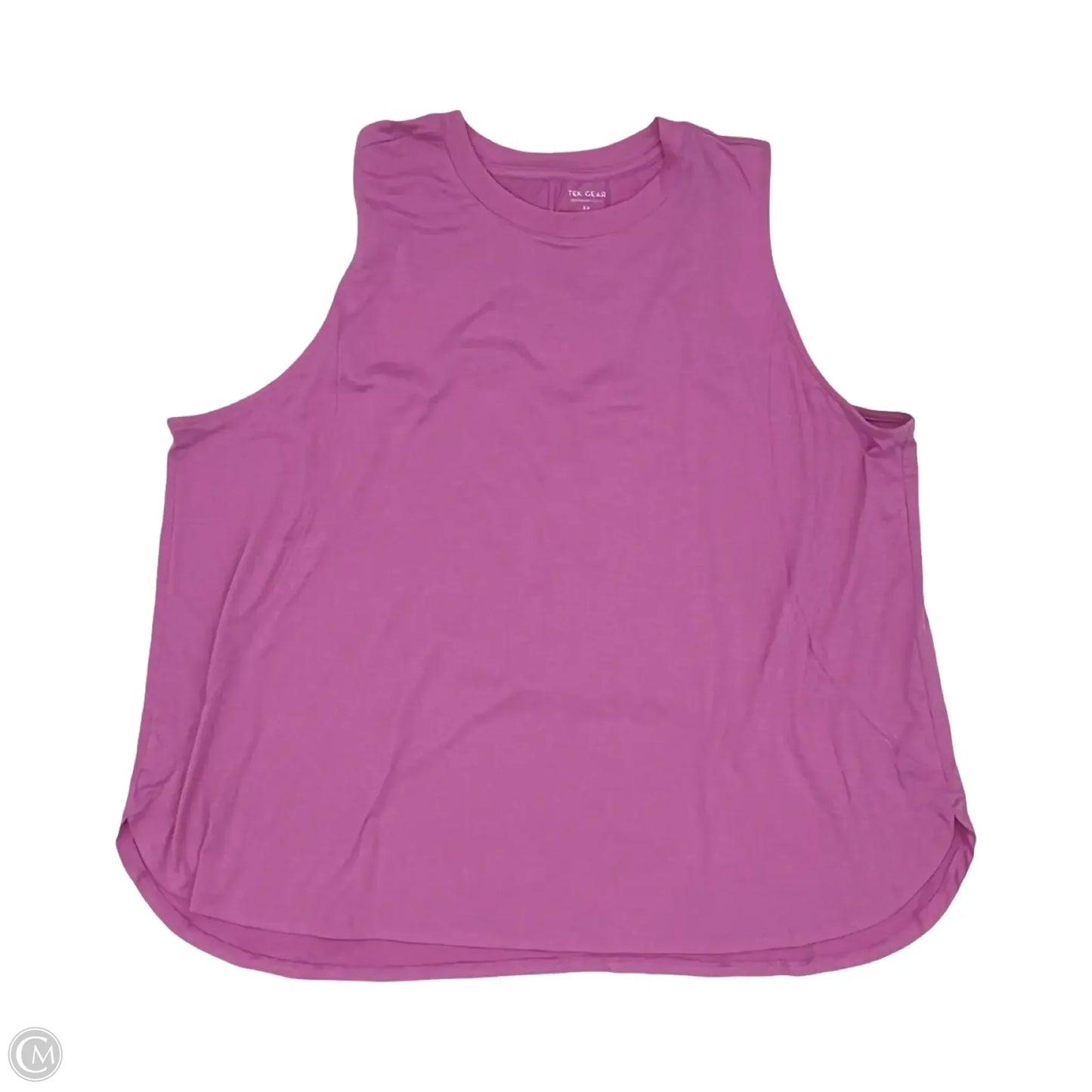 Athletic Tank Top By Tek Gear In Purple, Size: 3x
