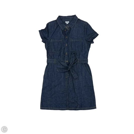 Dress Work By J. Crew In Blue Denim, Size: 10