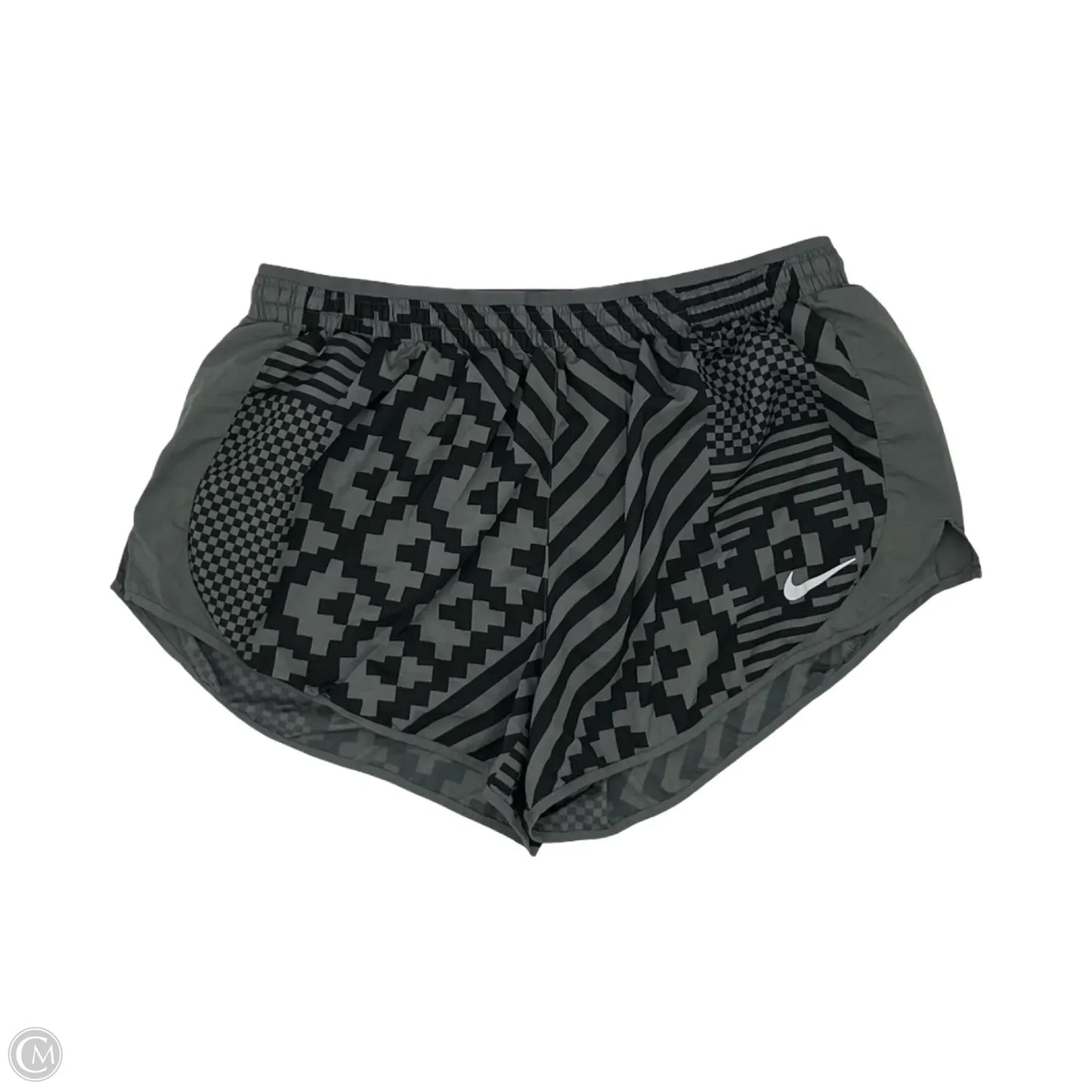 Athletic Shorts By Nike Apparel In Black & Grey, Size: Xl