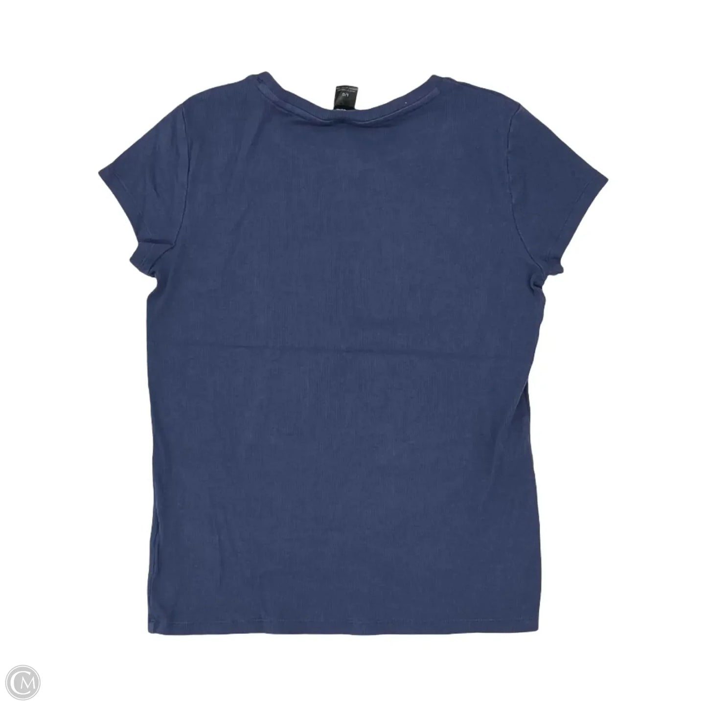 Top Short Sleeve Basic By Club Monaco In Blue, Size: L