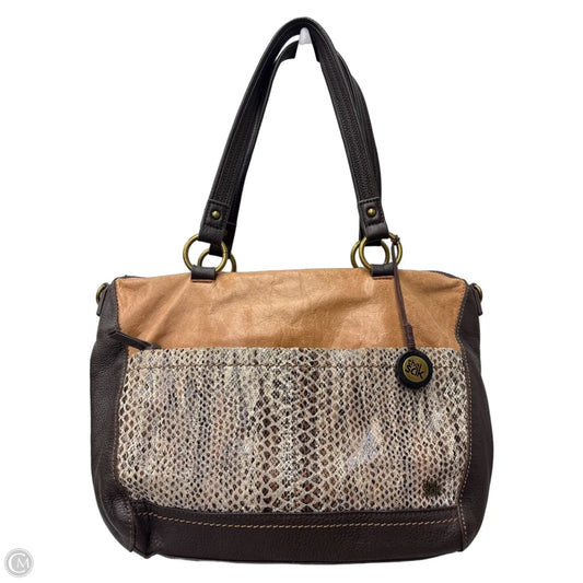 Handbag Leather By The Sak, Size: Medium
