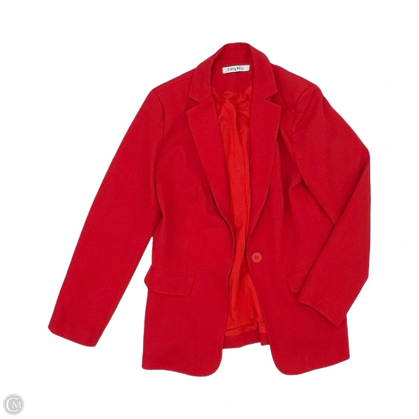 Blazer By Clothes Mentor In Red, Size: M