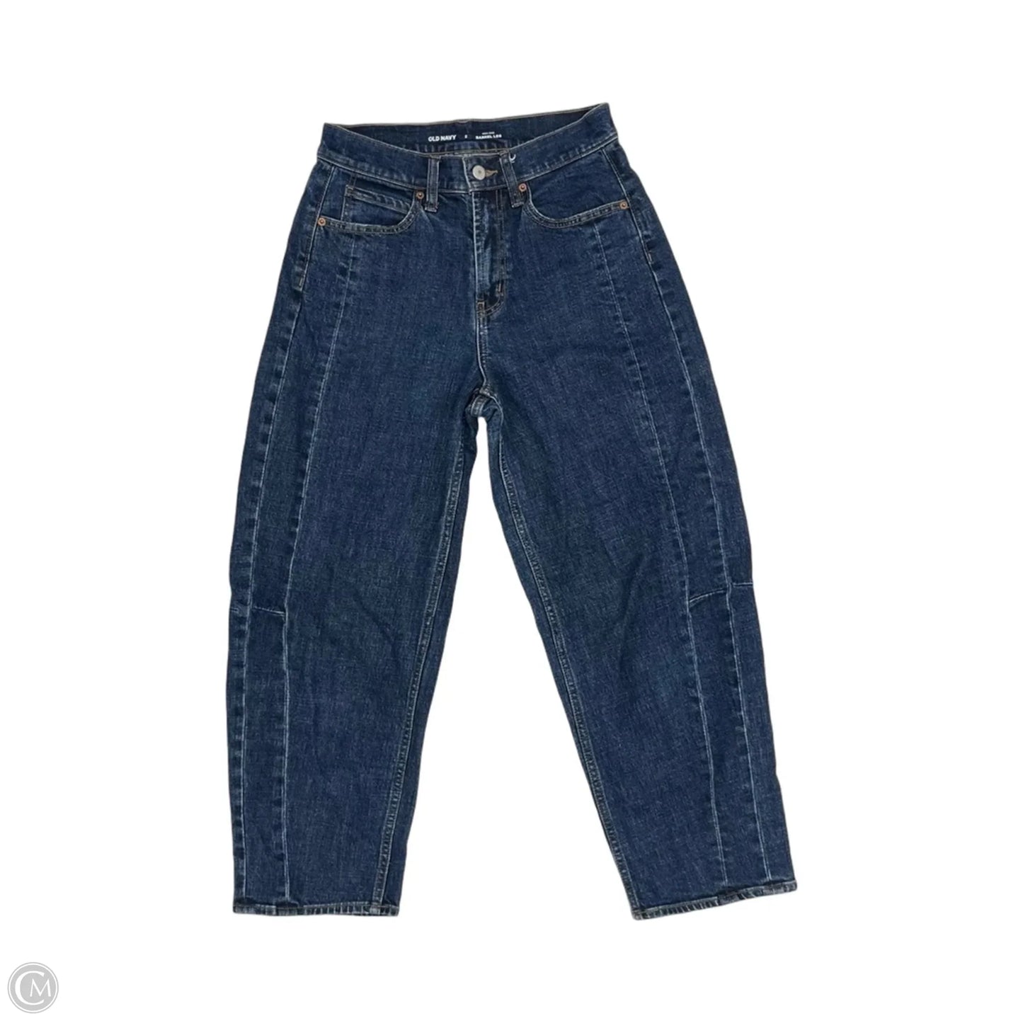 Jeans Straight By Old Navy In Blue Denim, Size: 2