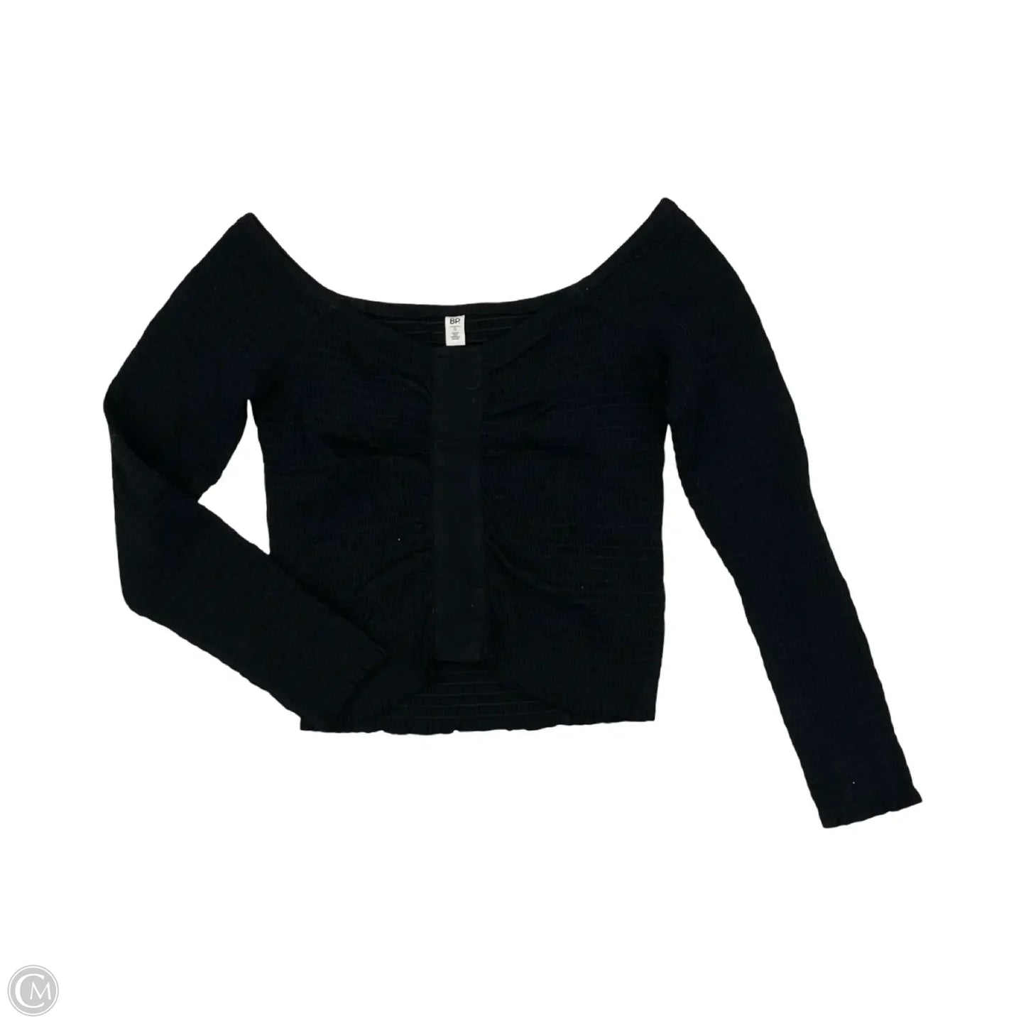 Top Long Sleeve By Bp In Black, Size: S