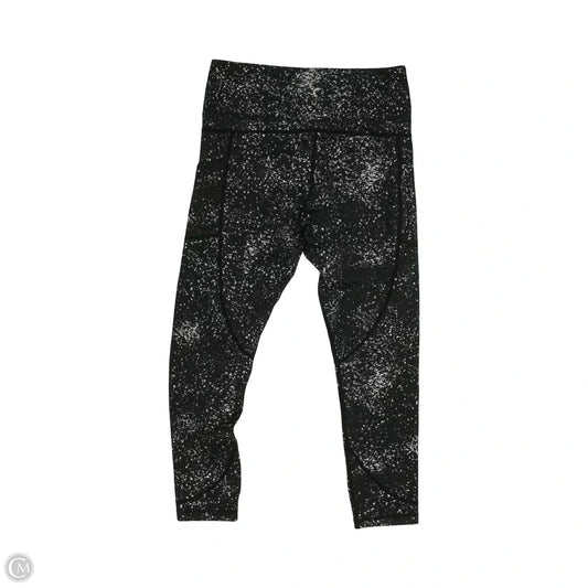 Athletic Leggings By Zyia In Black & Grey, Size: L