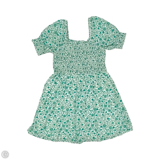 Dress Party Short By Draper James In Green & White, Size: Xl
