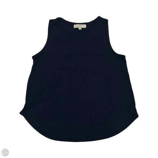 Top Sleeveless Basic By Loft In Navy, Size: M