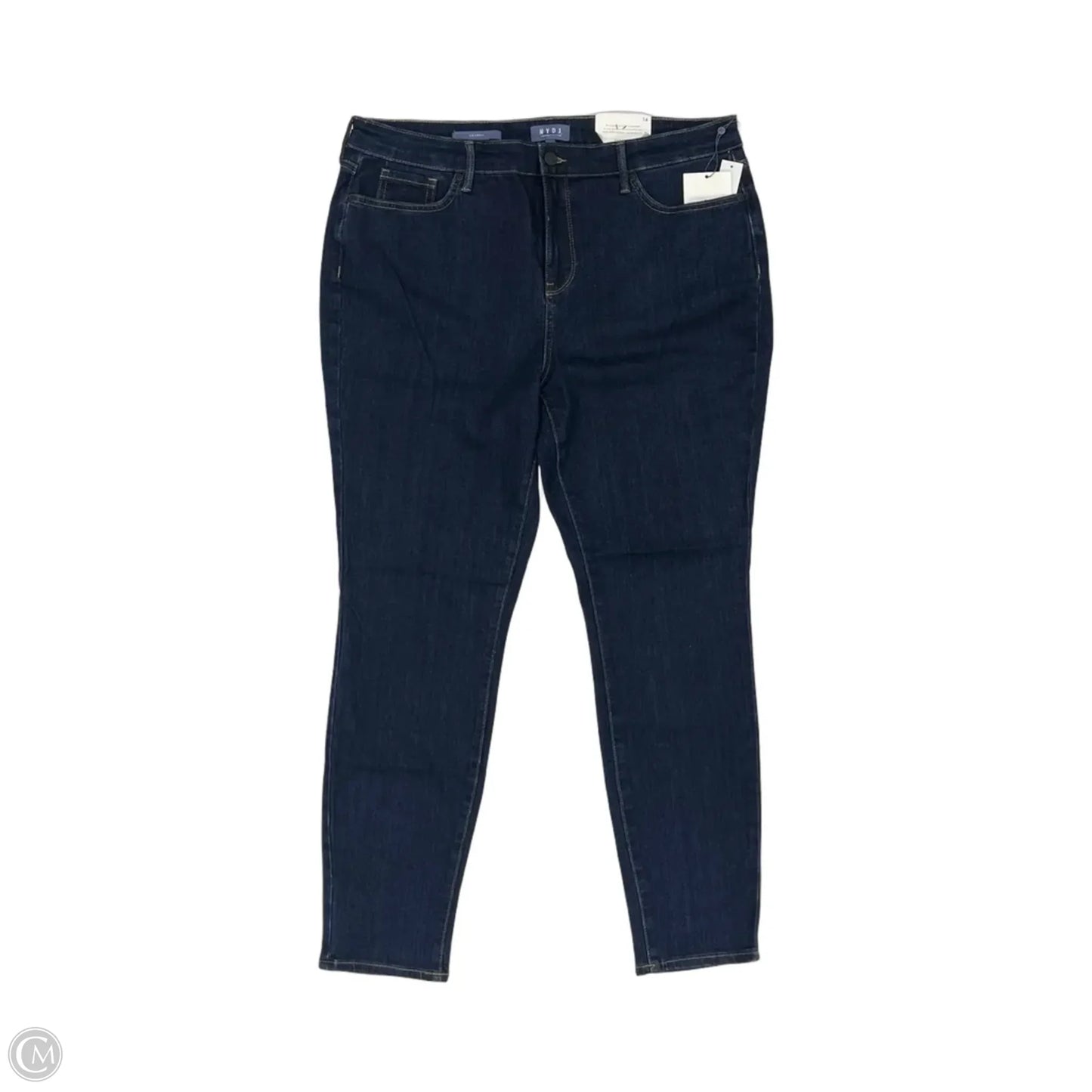 Jeans Skinny By Not Your Daughters Jeans In Blue Denim, Size: 14