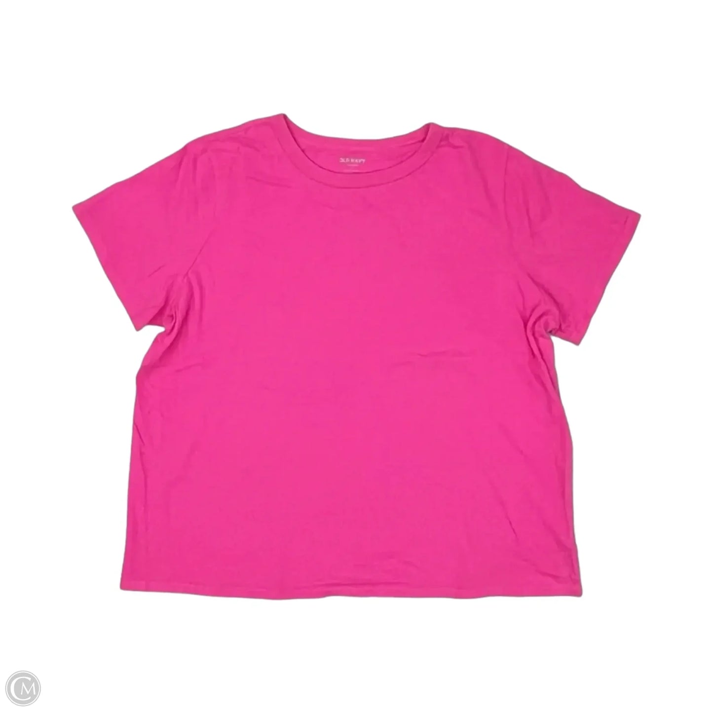 Top Short Sleeve Basic By Old Navy In Pink, Size: Xl