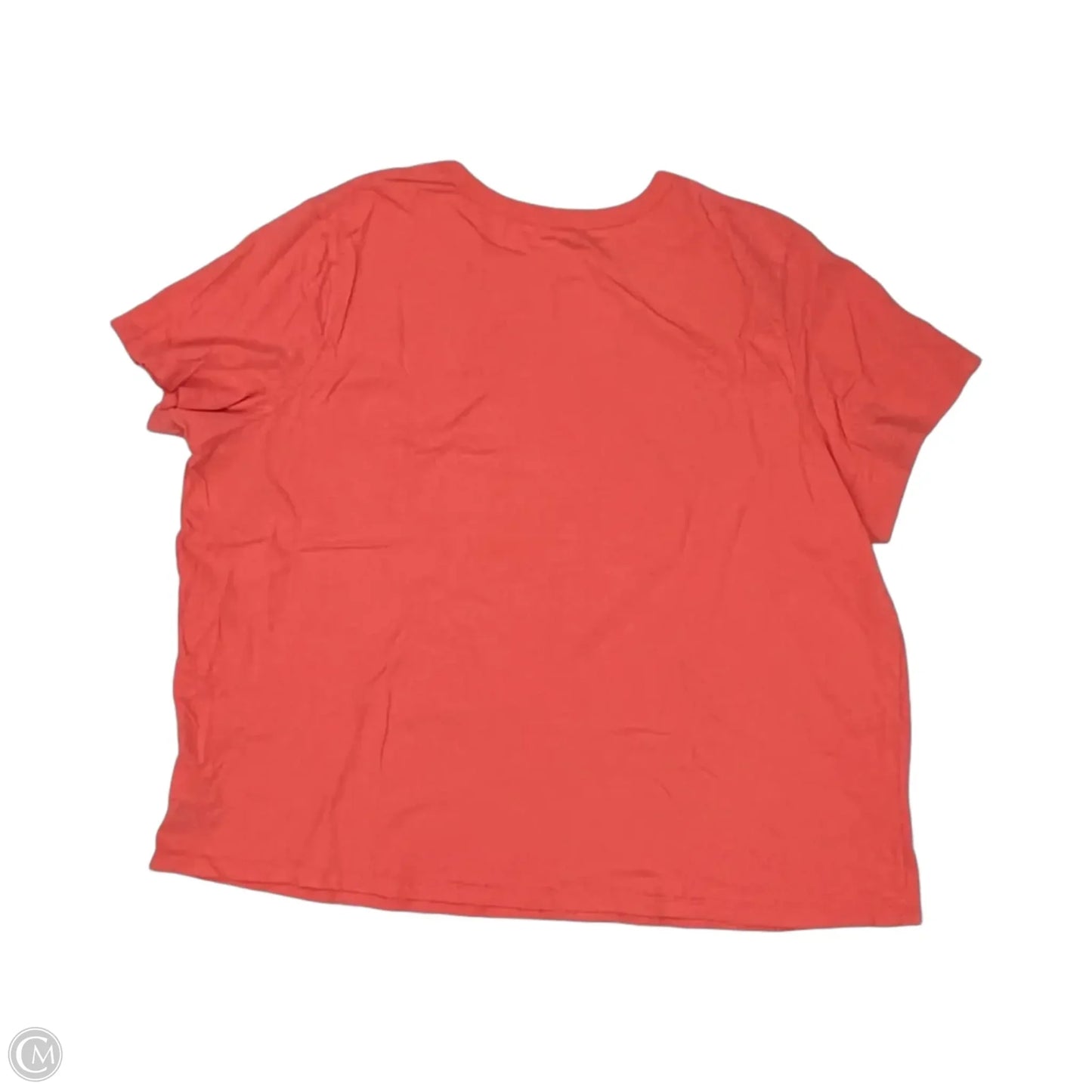 Top Short Sleeve By Old Navy In Coral, Size: Xxl