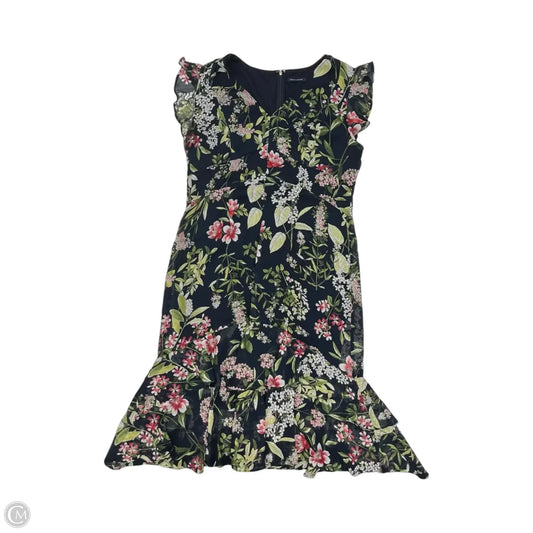 Dress Party Midi By Tommy Hilfiger In Navy, Size: L