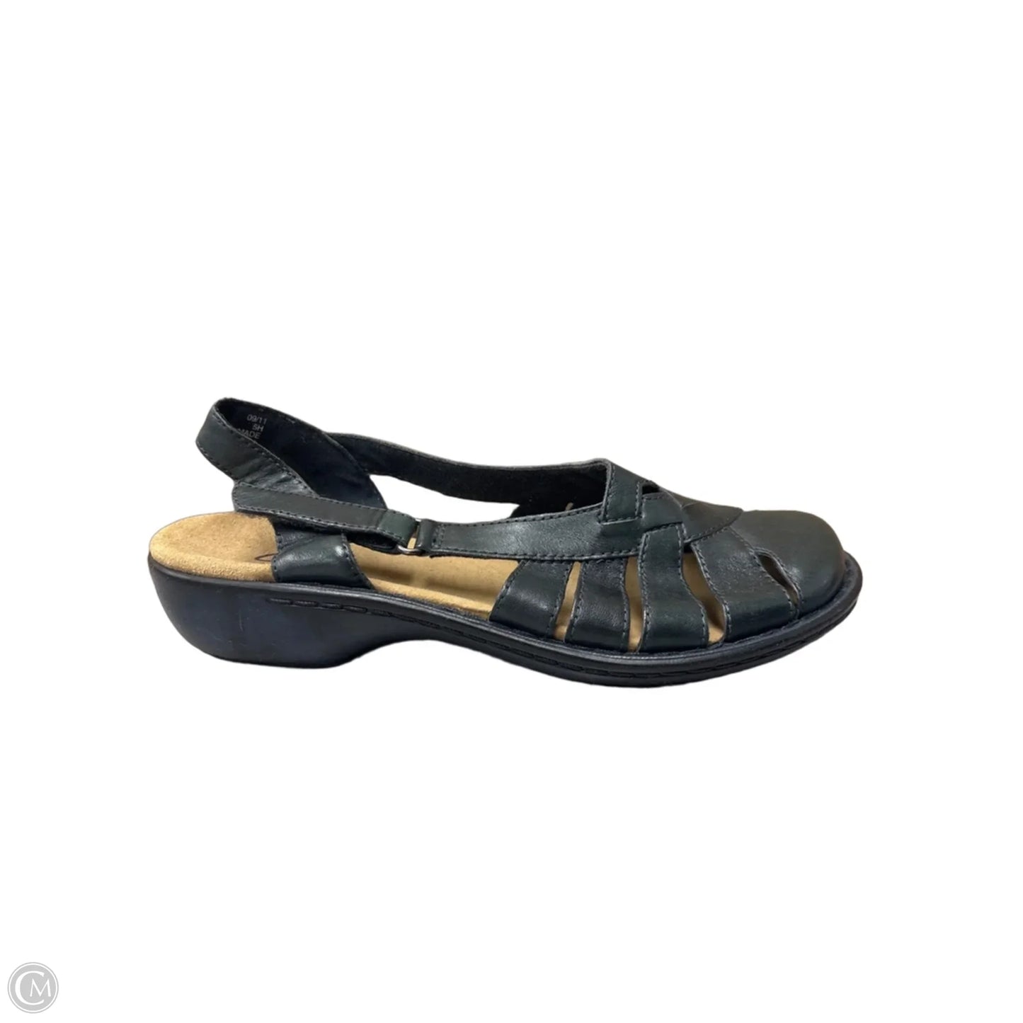 Sandals Flats By Clarks In Navy, Size: 8