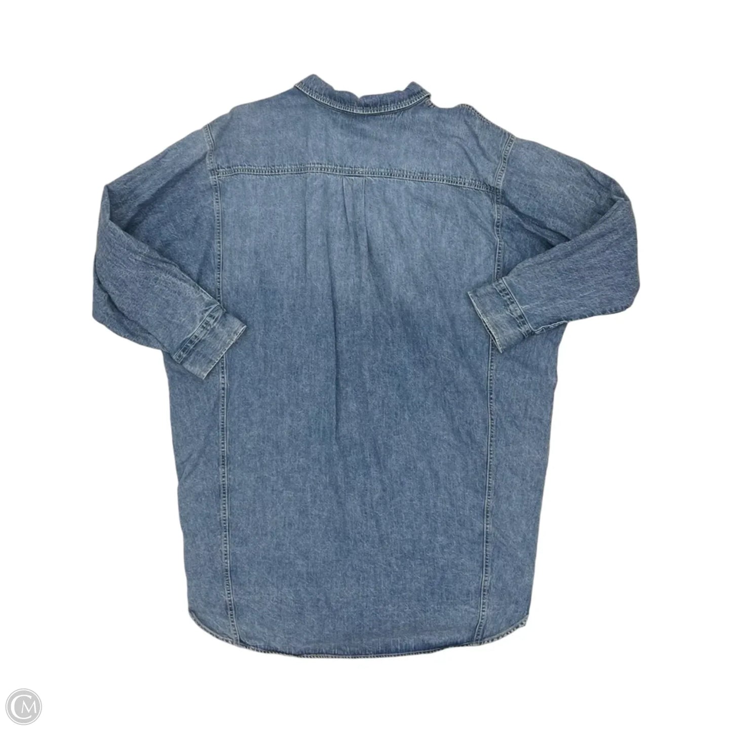 Dress Casual Short By Universal Thread In Blue Denim, Size: Xl
