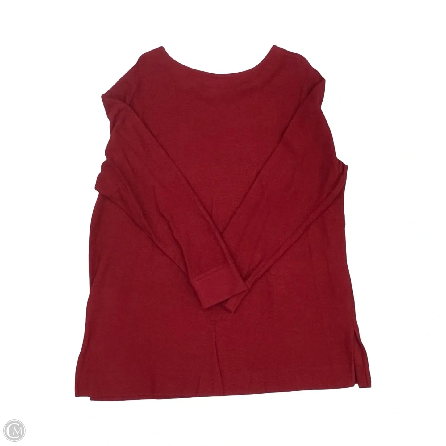 Tunic Long Sleeve By J. Jill In Red, Size: Xl