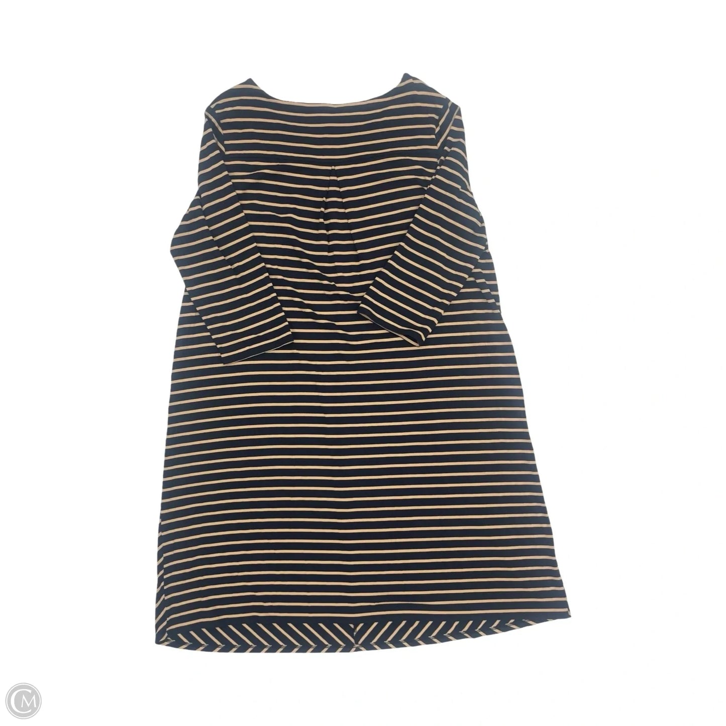 Dress Casual Midi By J. Jill In Blue & Tan, Size: Xl