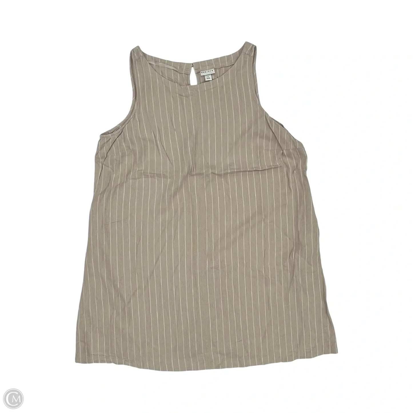 Dress Casual Short By Ava & Viv In Tan, Size: 1x