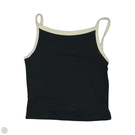Athletic Tank Top By Lululemon In Black & Cream, Size: S
