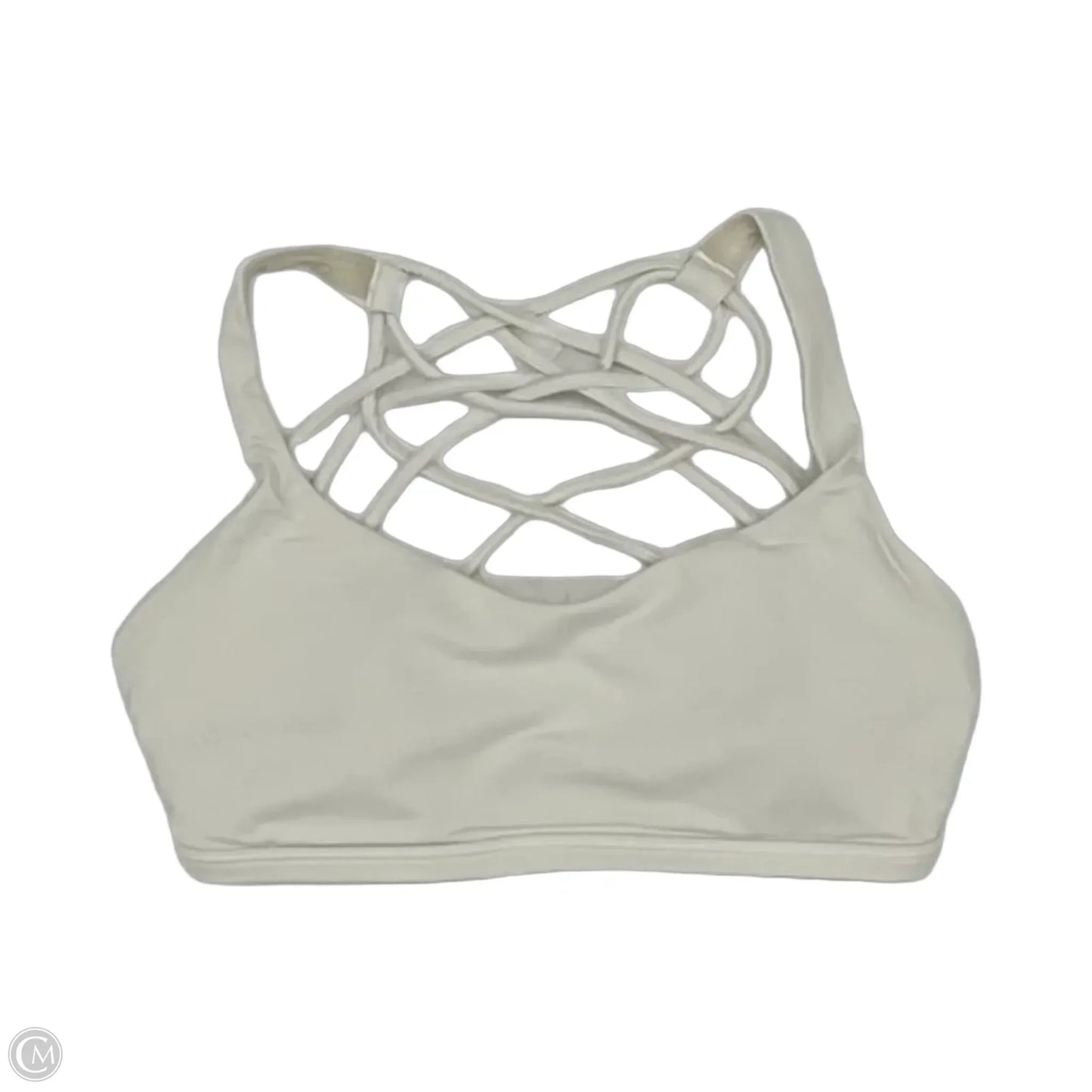 Athletic Bra By Lululemon In Cream, Size: Xs