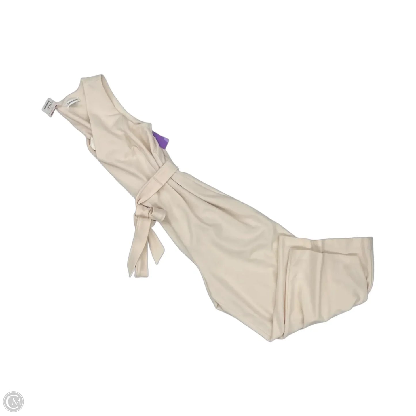 Jumpsuit By Calvin Klein In Cream, Size: 12