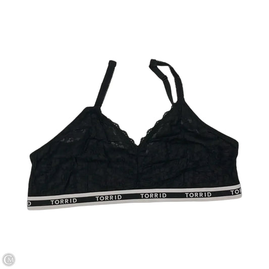 Bralette By Torrid In Black, Size: 3x