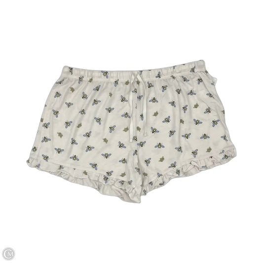 Pajama Pants By Clothes Mentor In White, Size: 1x