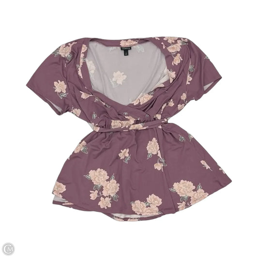 Top Short Sleeve By Torrid In Purple, Size: 2x