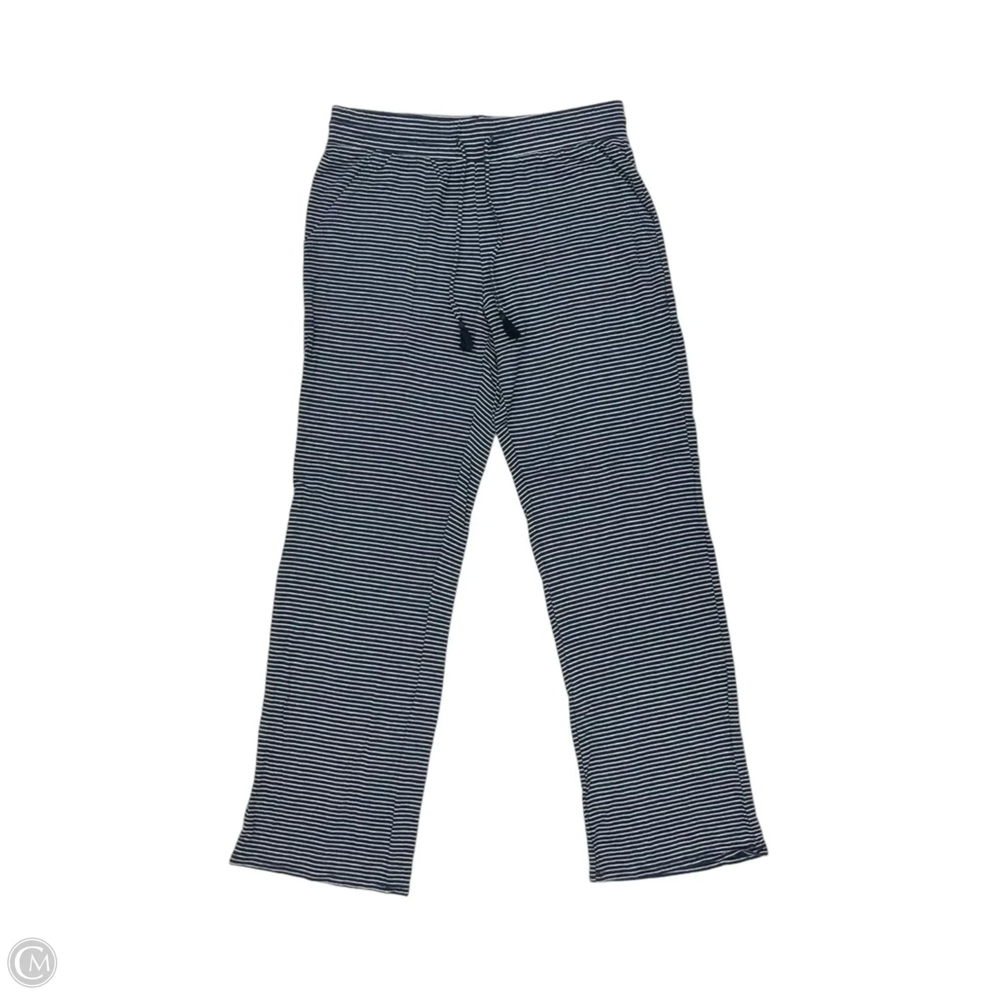 Pajama Pants By Stars Above In Blue & White, Size: M
