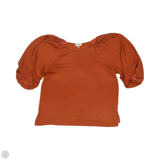 Blouse Short Sleeve By Umgee In Orange, Size: M