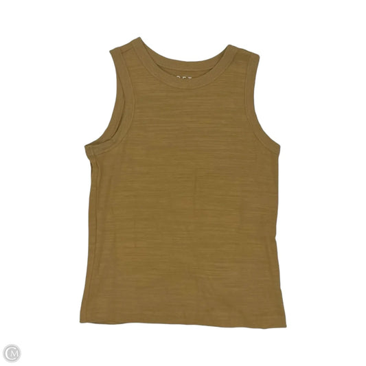Top Sleeveless By Loft In Tan, Size: S