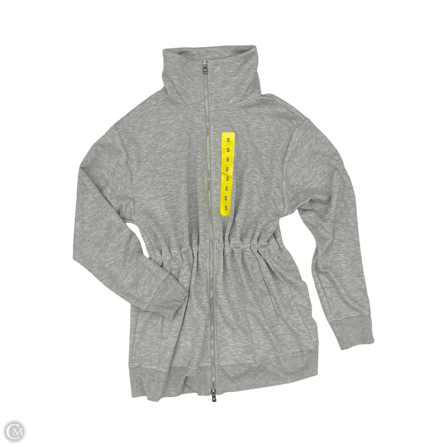 Sweatshirt Collar By Converse In Grey, Size: S