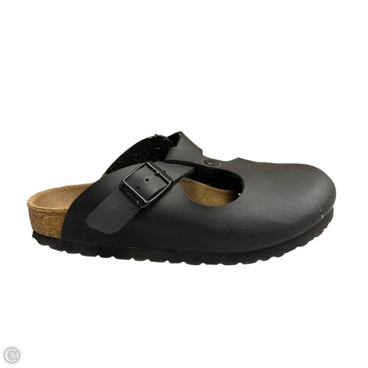 Shoes Flats By Birkenstock In Black, Size: 5