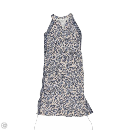 Dress Casual Maxi By J. Jill In Blue & Pink, Size: L