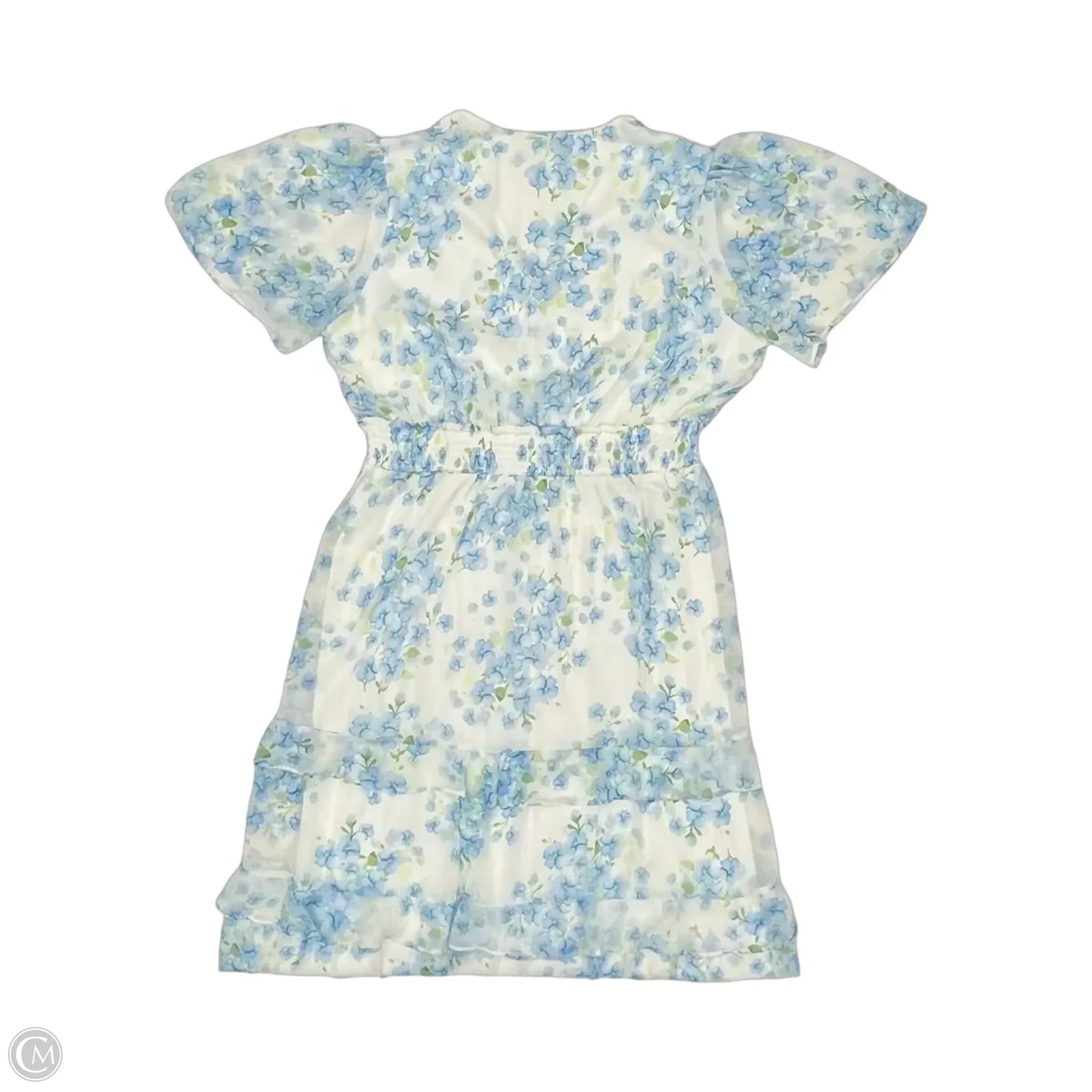Dress Party Long By Tamara H In Blue & White, Size: 2x