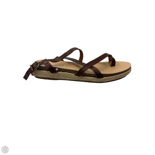 Sandals Flats By Esprit In Brown, Size: 8