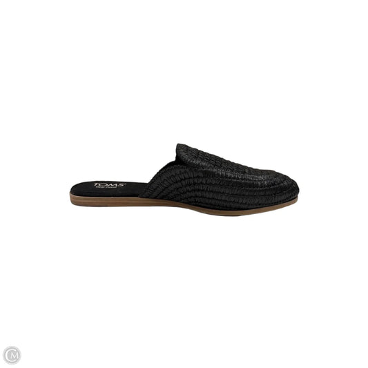 Shoes Flats By Toms In Black, Size: 8.5