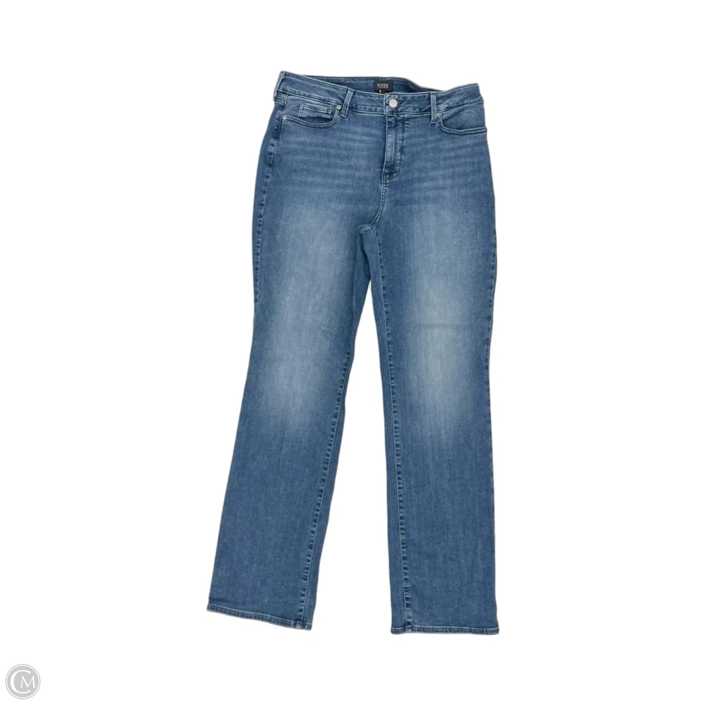 Jeans Straight By Not Your Daughters Jeans In Blue Denim, Size: 14