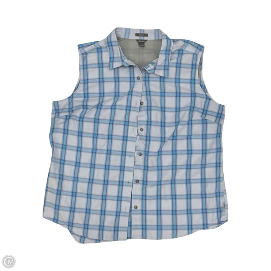 Athletic Tank Top By Eddie Bauer In Blue, Size: Xl