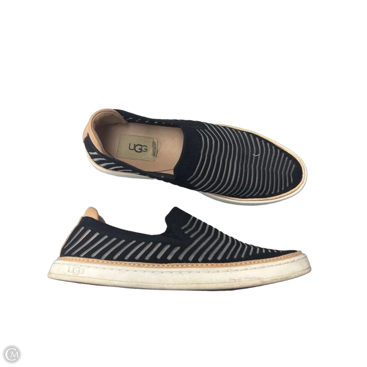 Shoes Designer By Ugg In Black & Grey, Size: 7