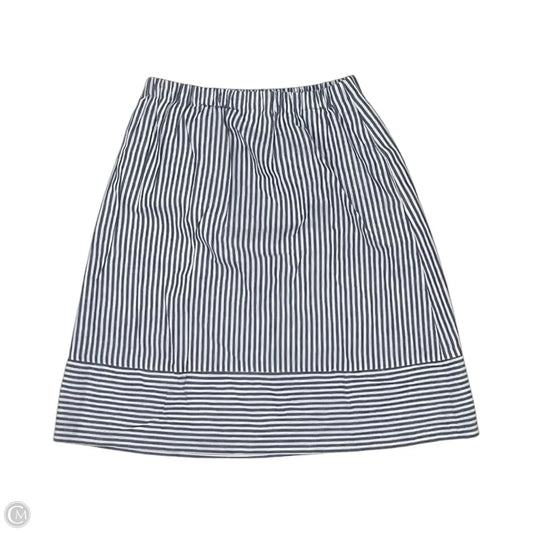 Skirt Mini & Short By J. Crew In Blue & White, Size: Xs