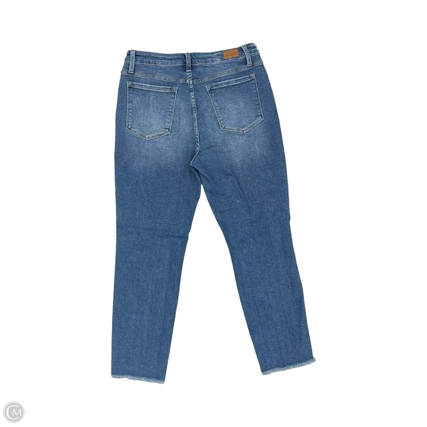 Jeans Straight By Judy Blue In Blue Denim, Size: 12