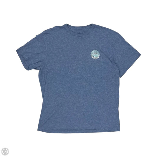 Top Short Sleeve By Vineyard Vines In Blue, Size: L
