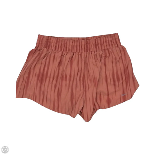 Athletic Shorts By Nike Apparel In Coral, Size: L