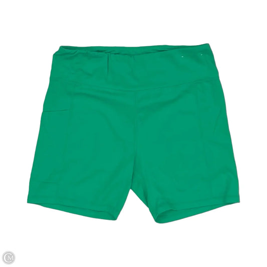 Athletic Shorts By Crane In Green, Size: L